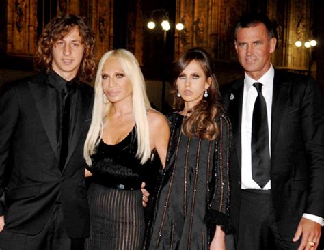 pictures of the versace family|donatella versace husband.